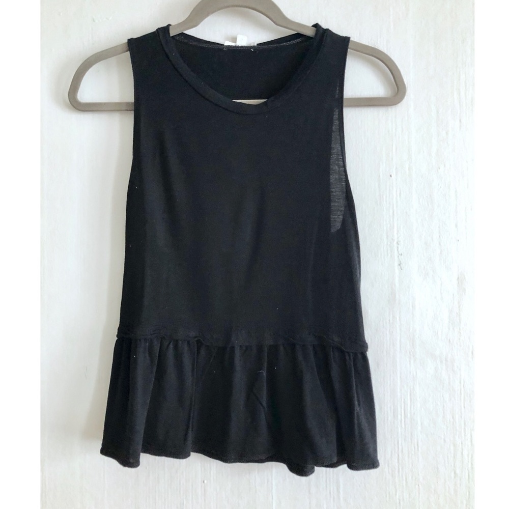 Wilfred Cotton Tank with Peplum Inspired Detail